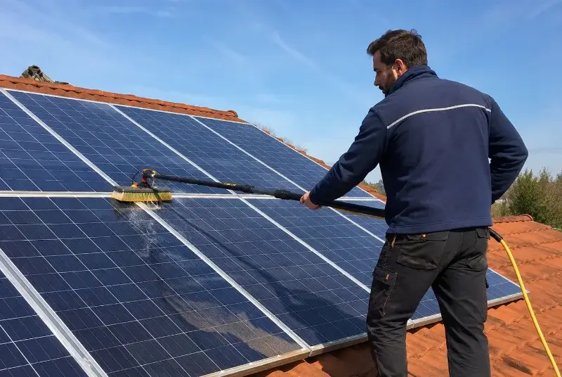 Nettoyage et entretien de panneaux solaires à Molitg-les-Bains
